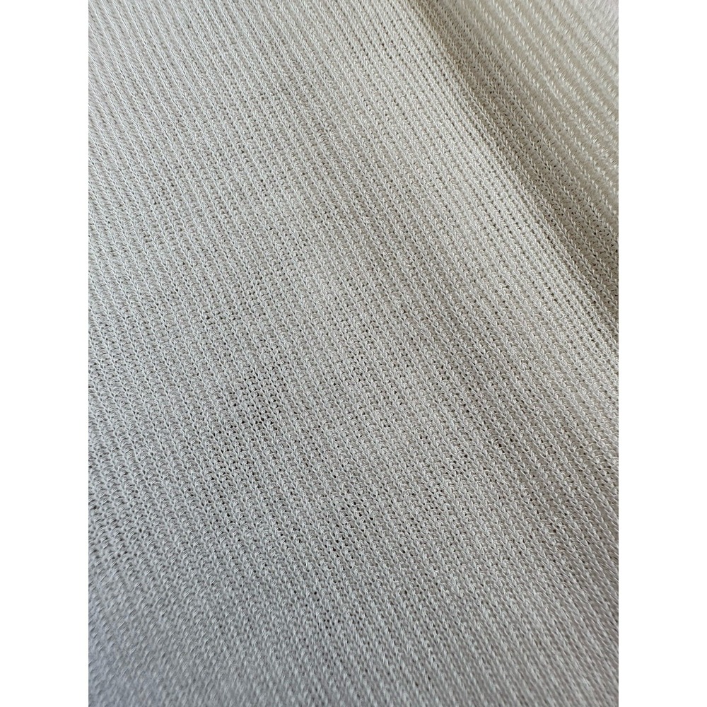 COS Ribbed Silk Tank Top Ivory Capsule Classic Semi Sheer Womens XS Minimalist - Picture 7 of 8